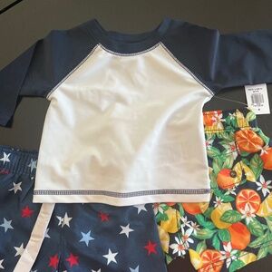 Baby boy swim set